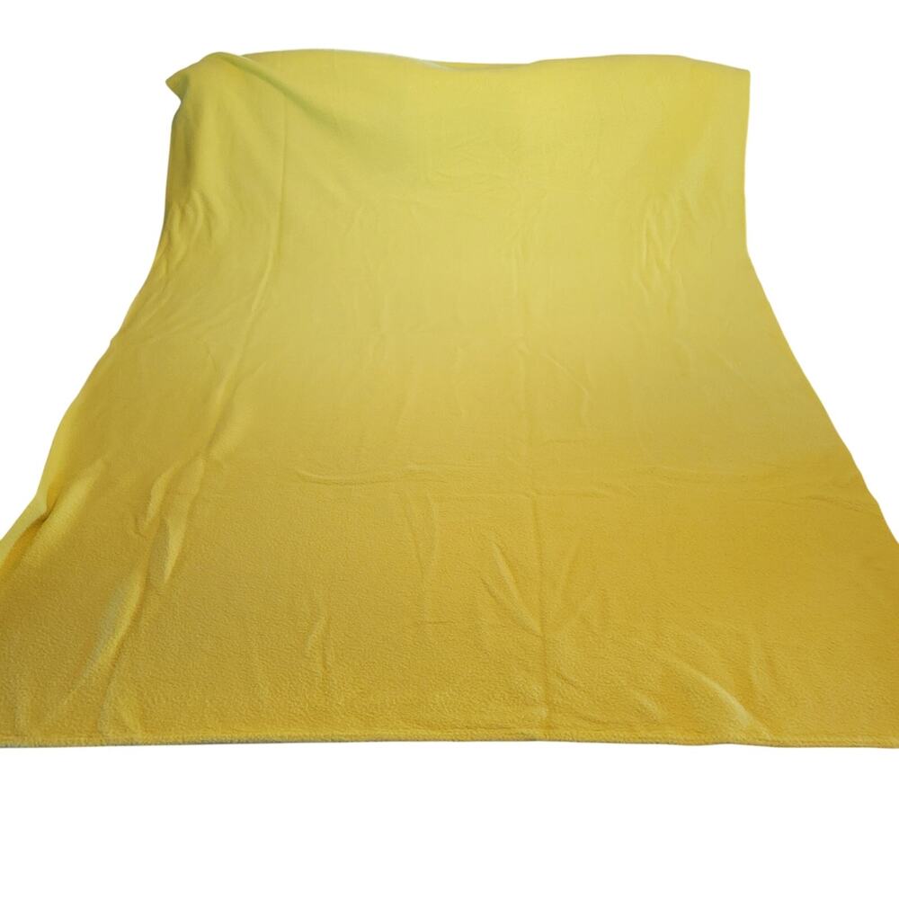 Mustard Yellow Fleece Fabric 61 x 44" Soft Warm Material for Craft Sewing